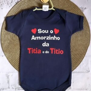 Body Manga Curta - Amor da Titia e do Titio