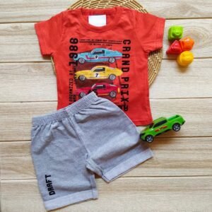 Camisa Manga Curta e Shorts - Carros