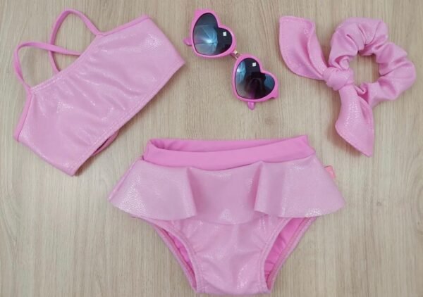 Top é Short - Verão Rosa
