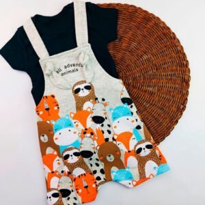 Camisa e Jardineira - Aventura animais