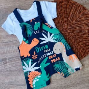 Camisa e Jardineira - Dino Dino