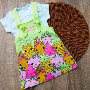 Camisa e Jardineira - Frutinhas