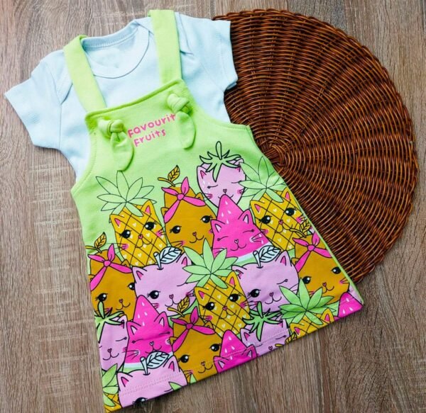 Camisa e Jardineira - Frutinhas
