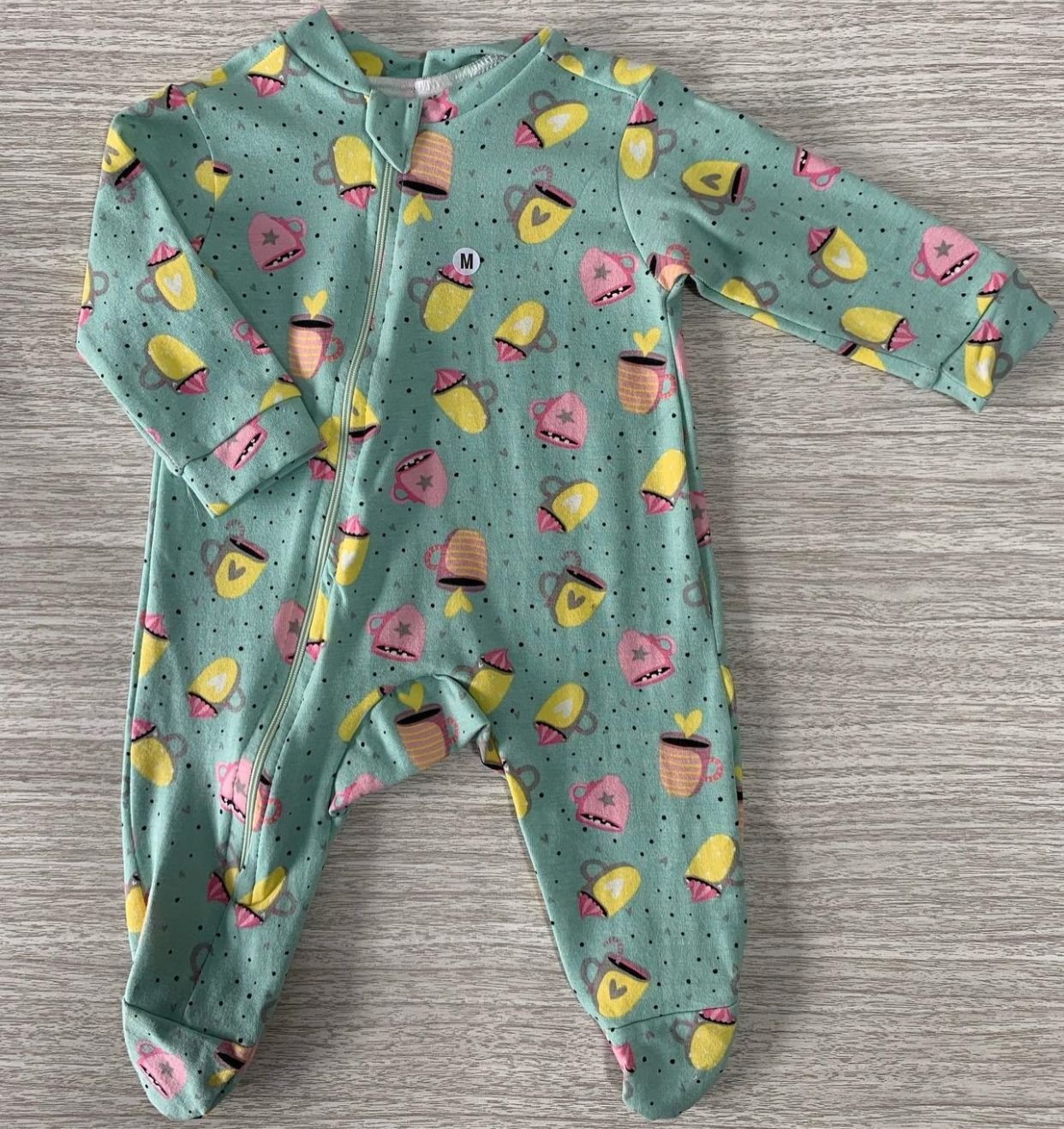 Macacão Bebê Soft cafezinho