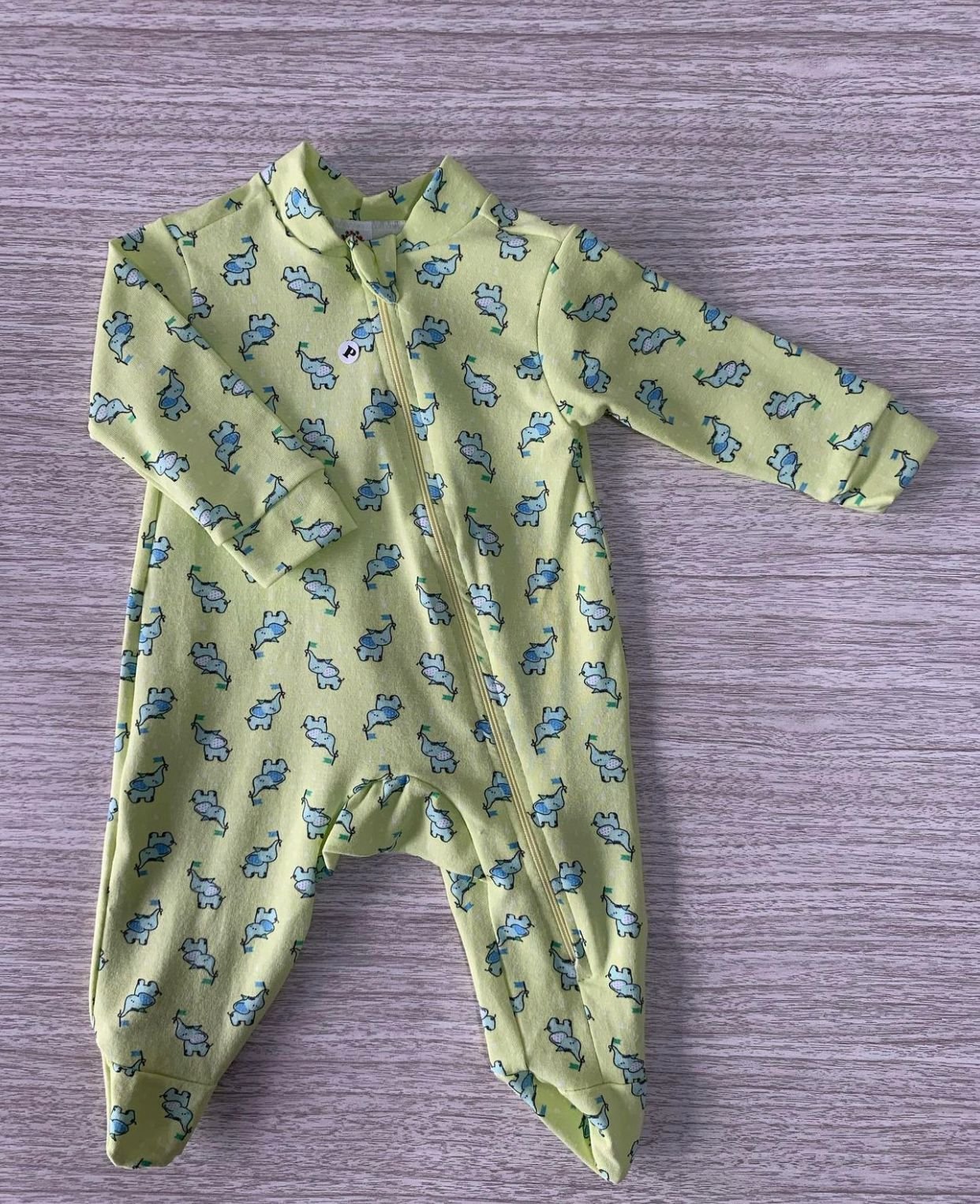 Macacão Bebê Soft elefantinho