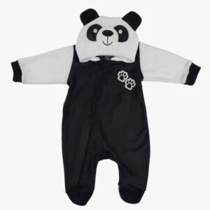 Macacão De Capuz - Panda