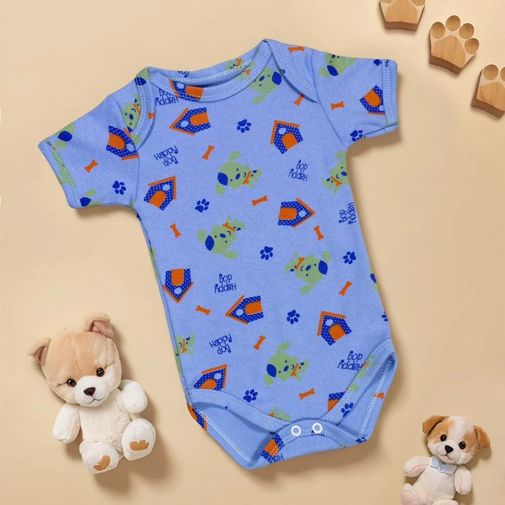 Body Manga Curta Happy Dog