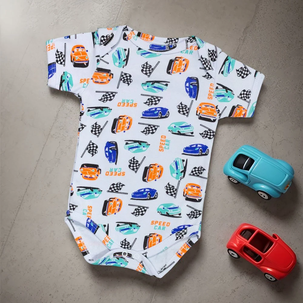 Body Manga Curta Super Carros