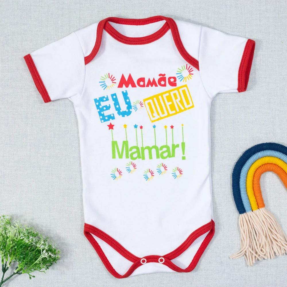 BODY MANGA CURTA CARNAVAL MAMÃE EU QUERO MAMAR