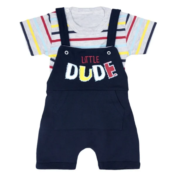Jardineira e Body - Little Dudee