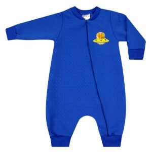 Macacão Masculino sem Pé Azul Astronauta