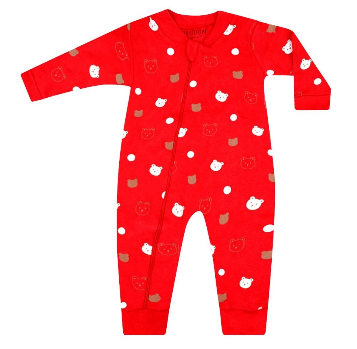 Macacão Feminino Panda Vermelho