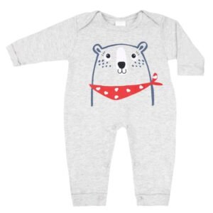 Macacão sem Pé Urso de Bandana