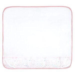 Cueiro Bebê Feminino Simples Branco Nuvem