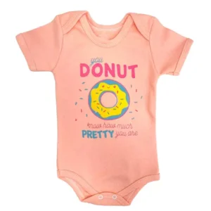 Body Manga Curta Menina - Donuts