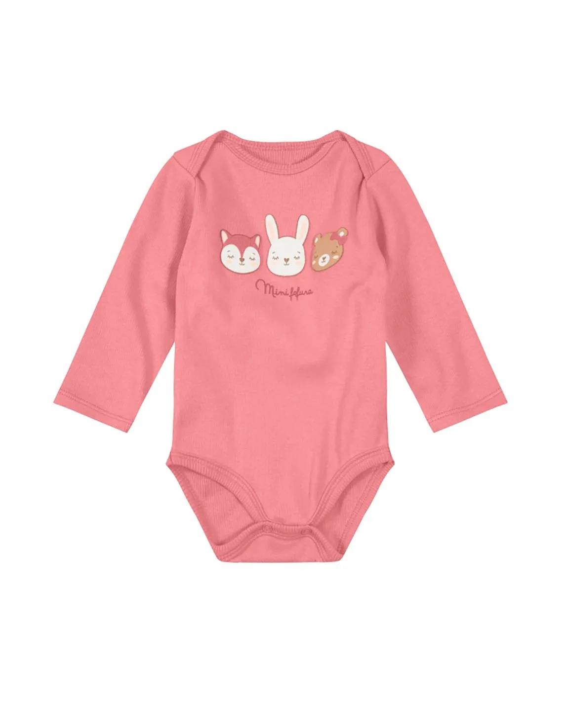 Body Bebê Menina Manga Longa - Animais