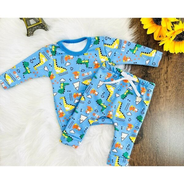 Conjunto Camisa é calça Moletom - Dinos