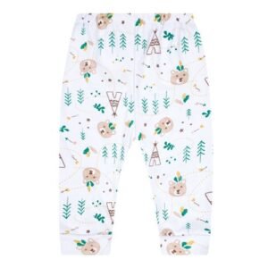 Mijão ( Culote ) Bebê Canelado sem Pé Urso índio