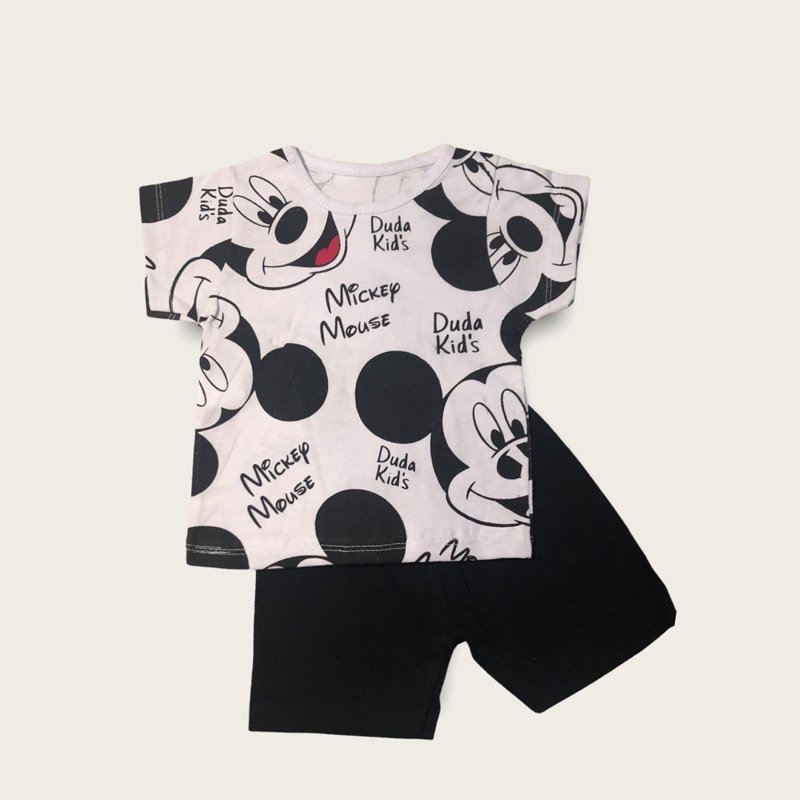 Camisa e Shorts Mickey - Branco