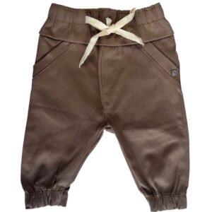 Calça Jogger Sarja - Marrom