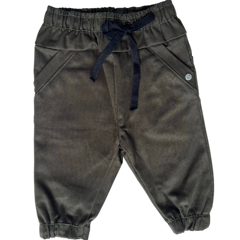 Calça Jogger Sarja - Verde Militar
