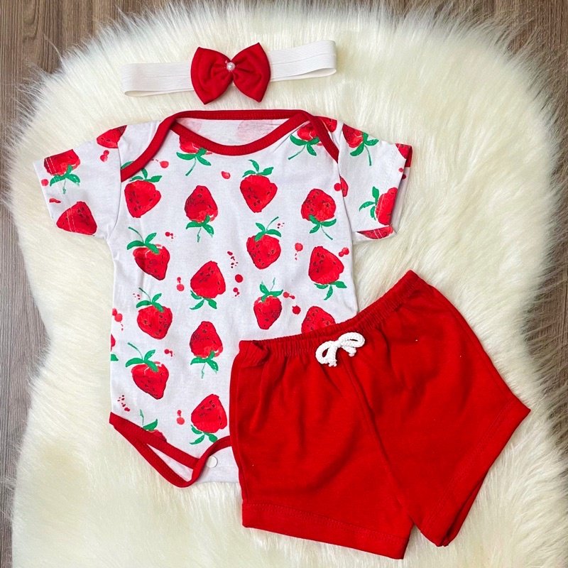 Body é Short - Morango