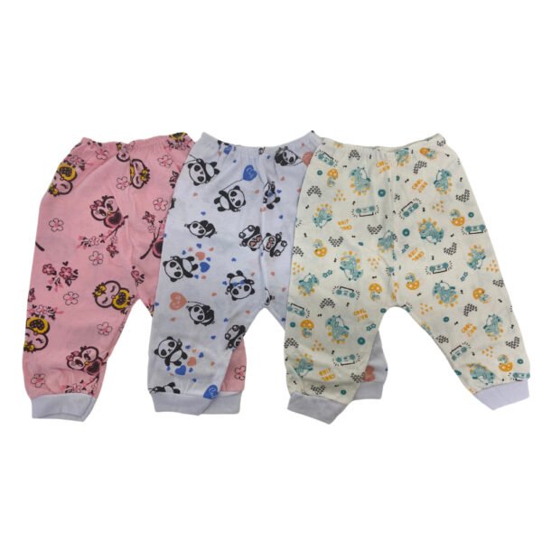 Kit 3 Mijão ( Culote ) Sem Pé Meninas - Coruja/Panda/Dino