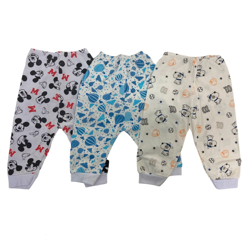 Kit 3 Mijão ( Culote ) Sem Pé Meninos - Mickey/Balão/Dog