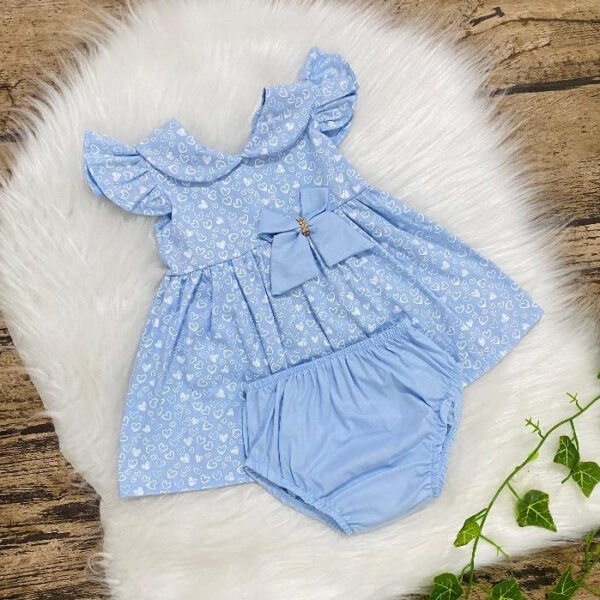 Vestido Com Tapa Fralda - Corações
