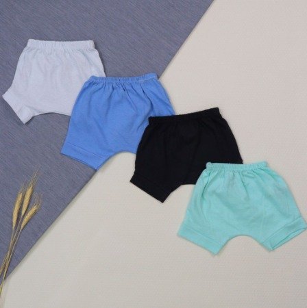 Kit 4 Shorts Liso - Menino