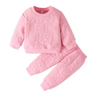 Blusa e Calça Corações - Rosa