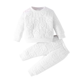 Blusa e Calça Corações - Branco