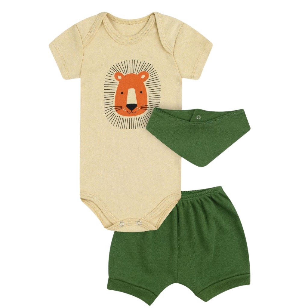 Body e Shorts - Leão