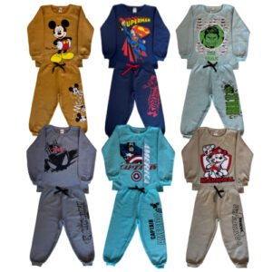 Kit 6 Conjuntos Blusa e Calça Menino