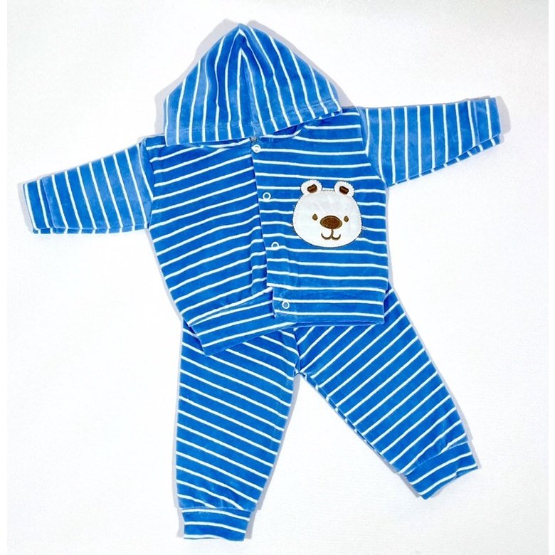 Blusa e Calça Plush Bordado - Urso