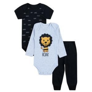 Kit 3 Peças 2 Bodys 1 Mijão - Roar