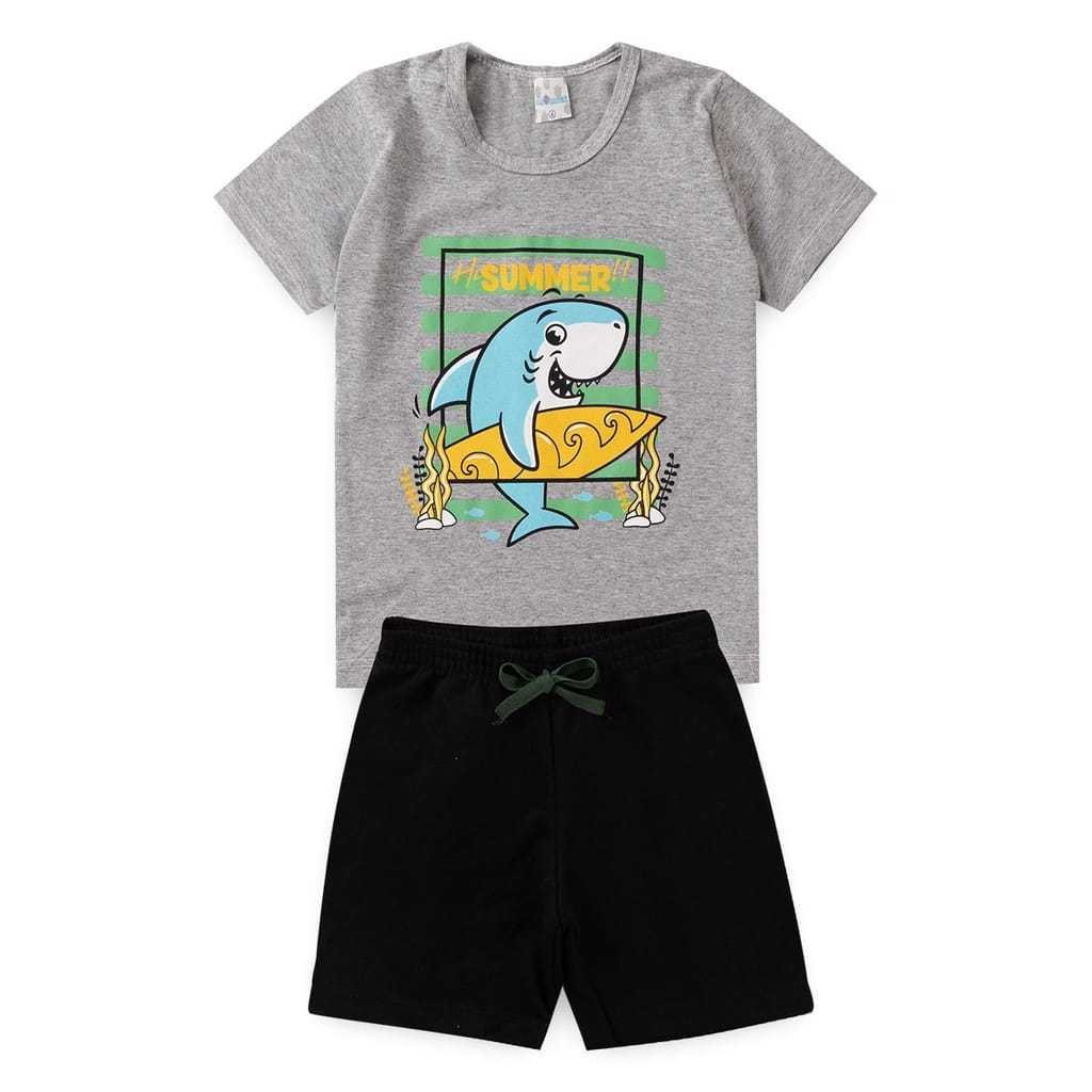 CAMISA E SHORTS- TUBARÃO