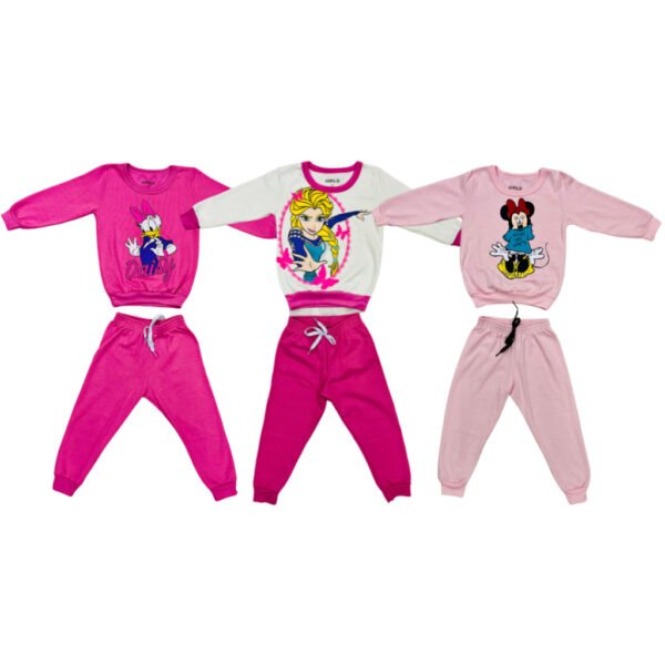 KIT 3 CONJUNTOS BLUSA E CALÇA - DAISY/FROZEN/MONNIE