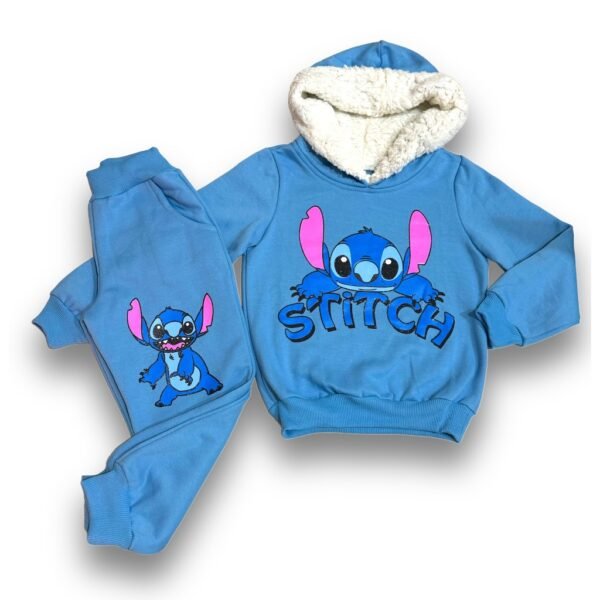 Blusa e Calça Moletom - Stitch