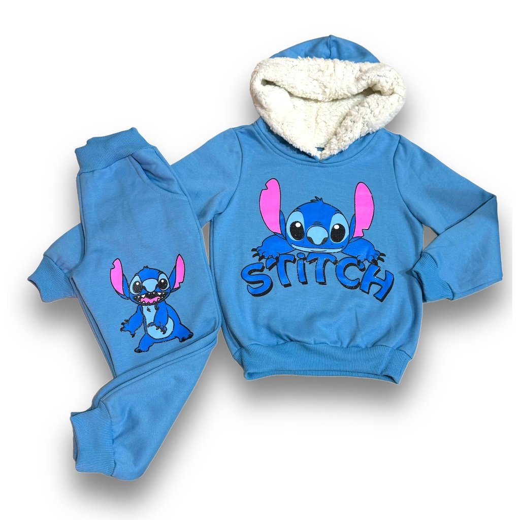 Blusa e Calça Moletom - Stitch