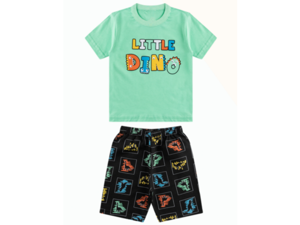 Camisa e Shorts - Dino