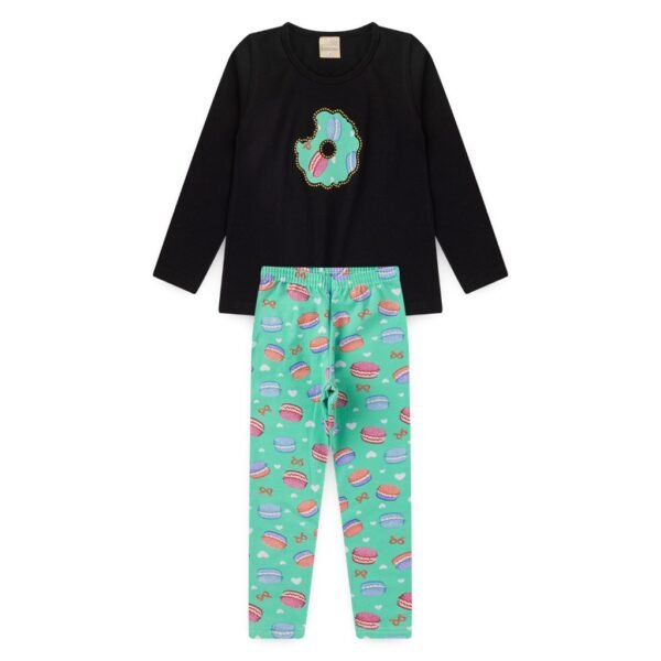 BLUSA COTTON E CALÇA LEGGING - ROSQUINHA