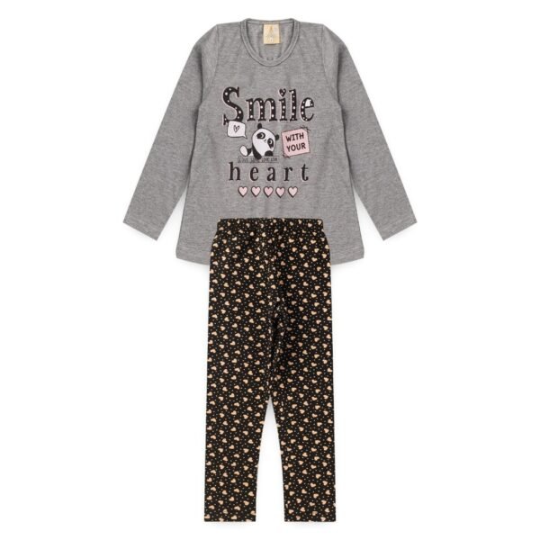 BLUSA COTTON E CALÇA LEGGING - PANDA SMILE
