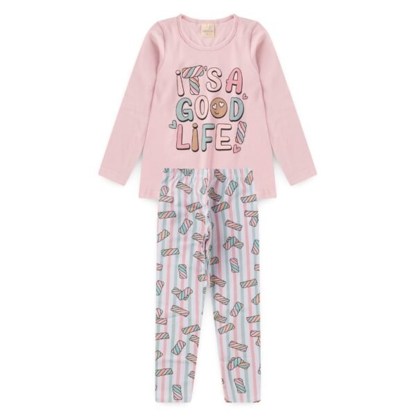 BLUSA COTTON E CALÇA LEGGING - GOOD LIFE