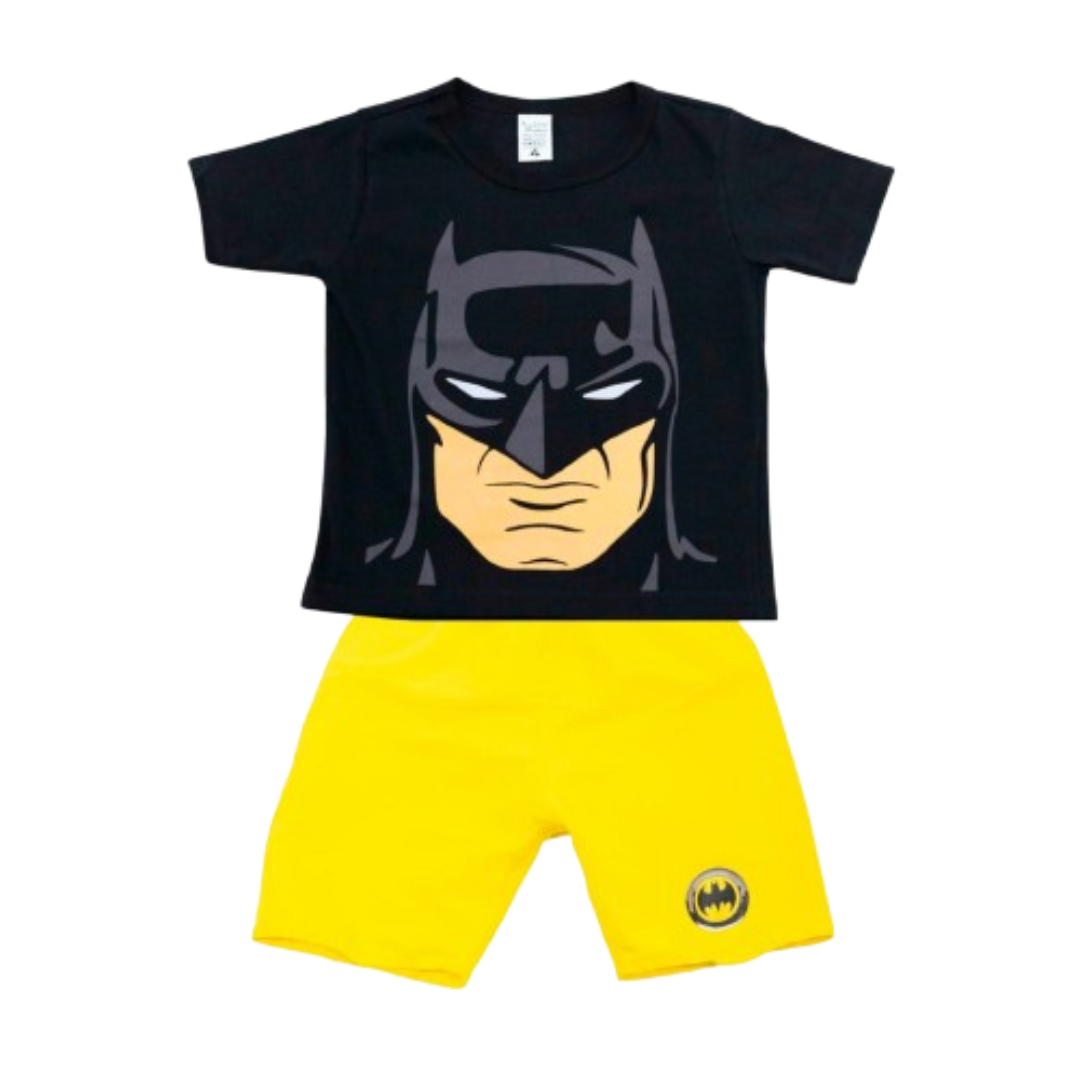 Camisa e Shorts - Batman